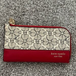 Kate Spade Devin Flower Jacquard Bi-fold wallet